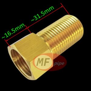 ข้อต่อ ผม. ทองเหลือง 4.8 ซม.