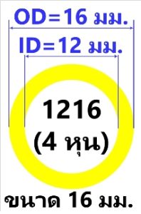 ขนาด ท่อแก๊ส 4 หุน